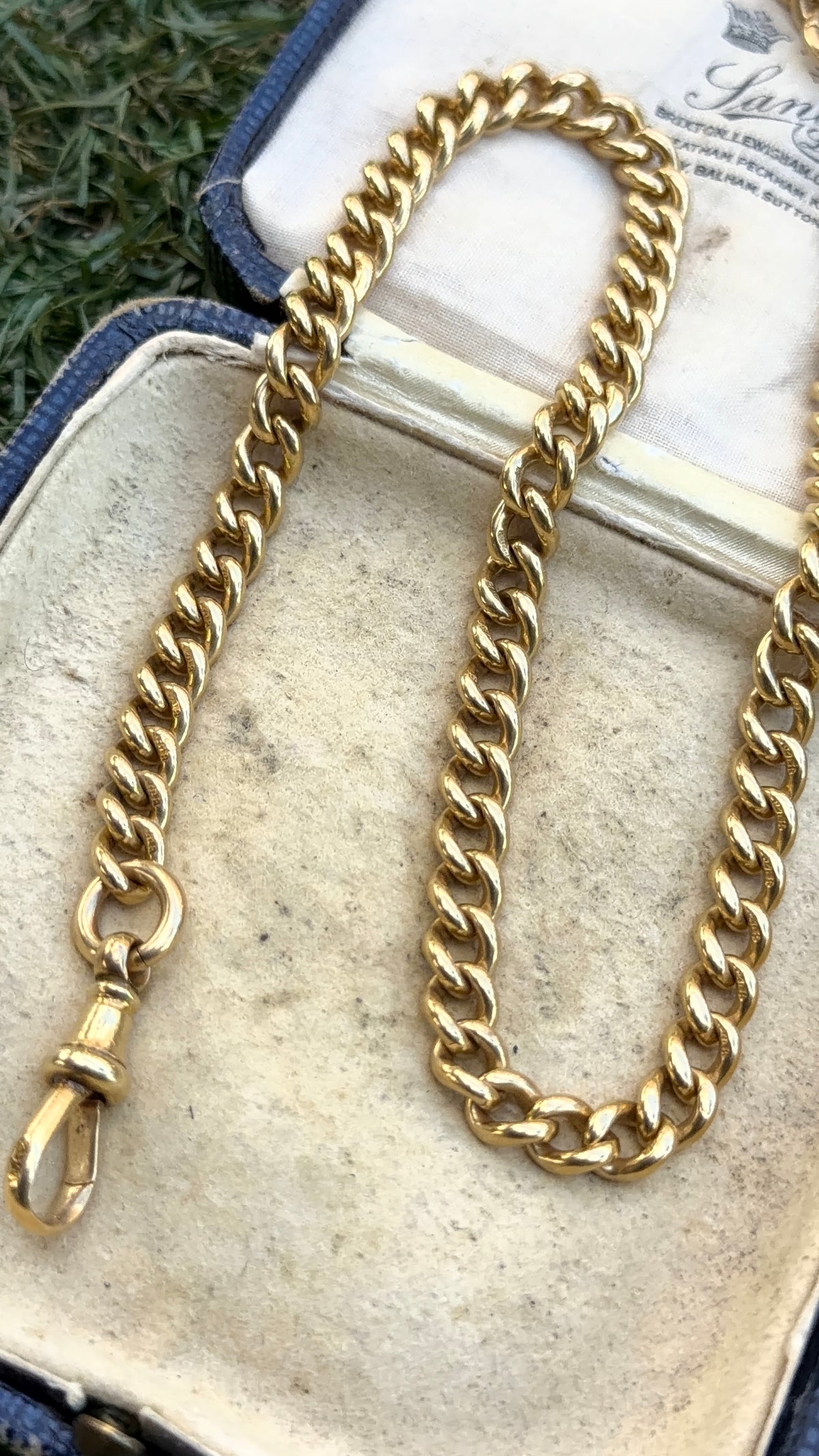 18ct Albert chain