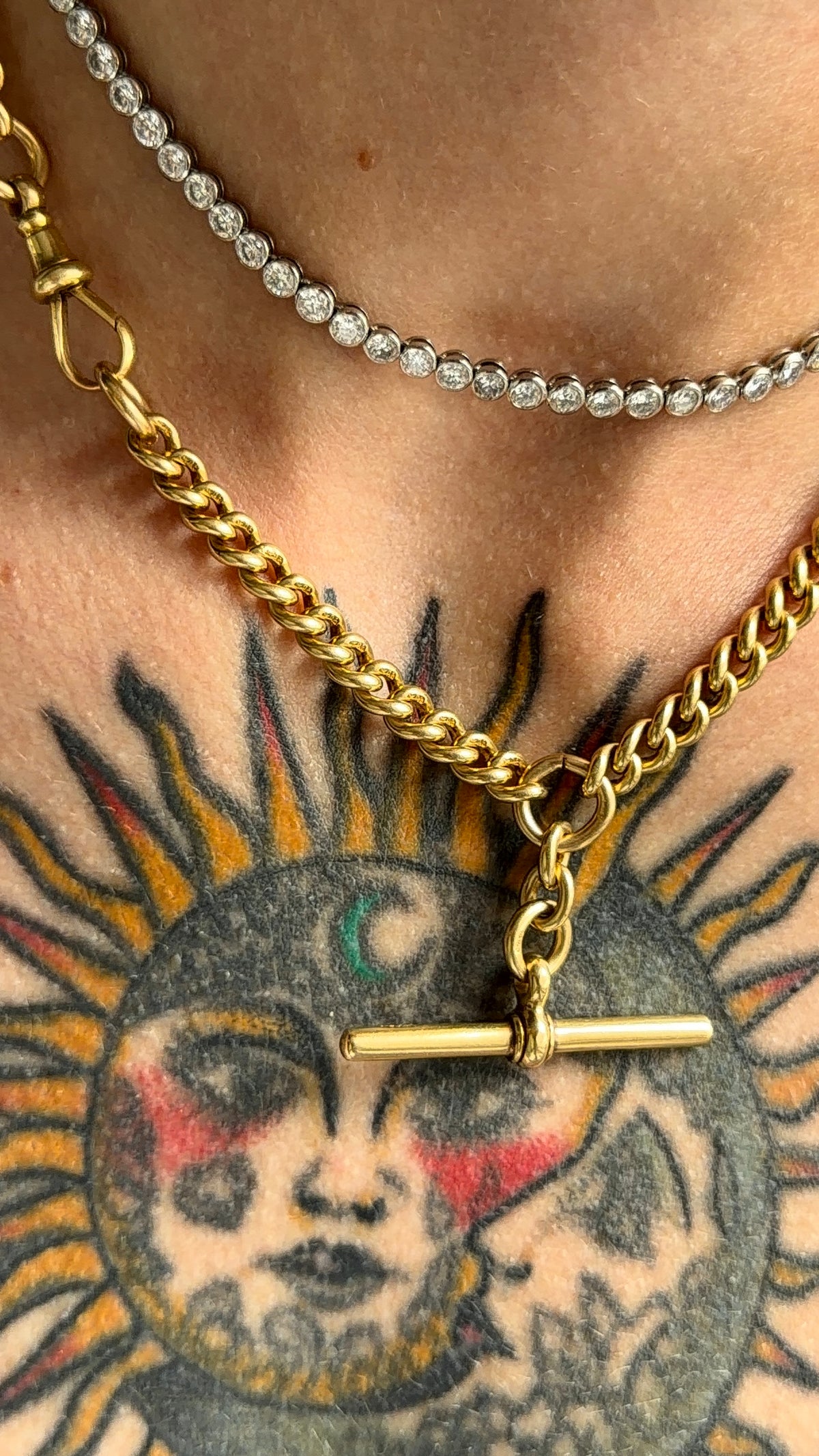 18ct Albert chain