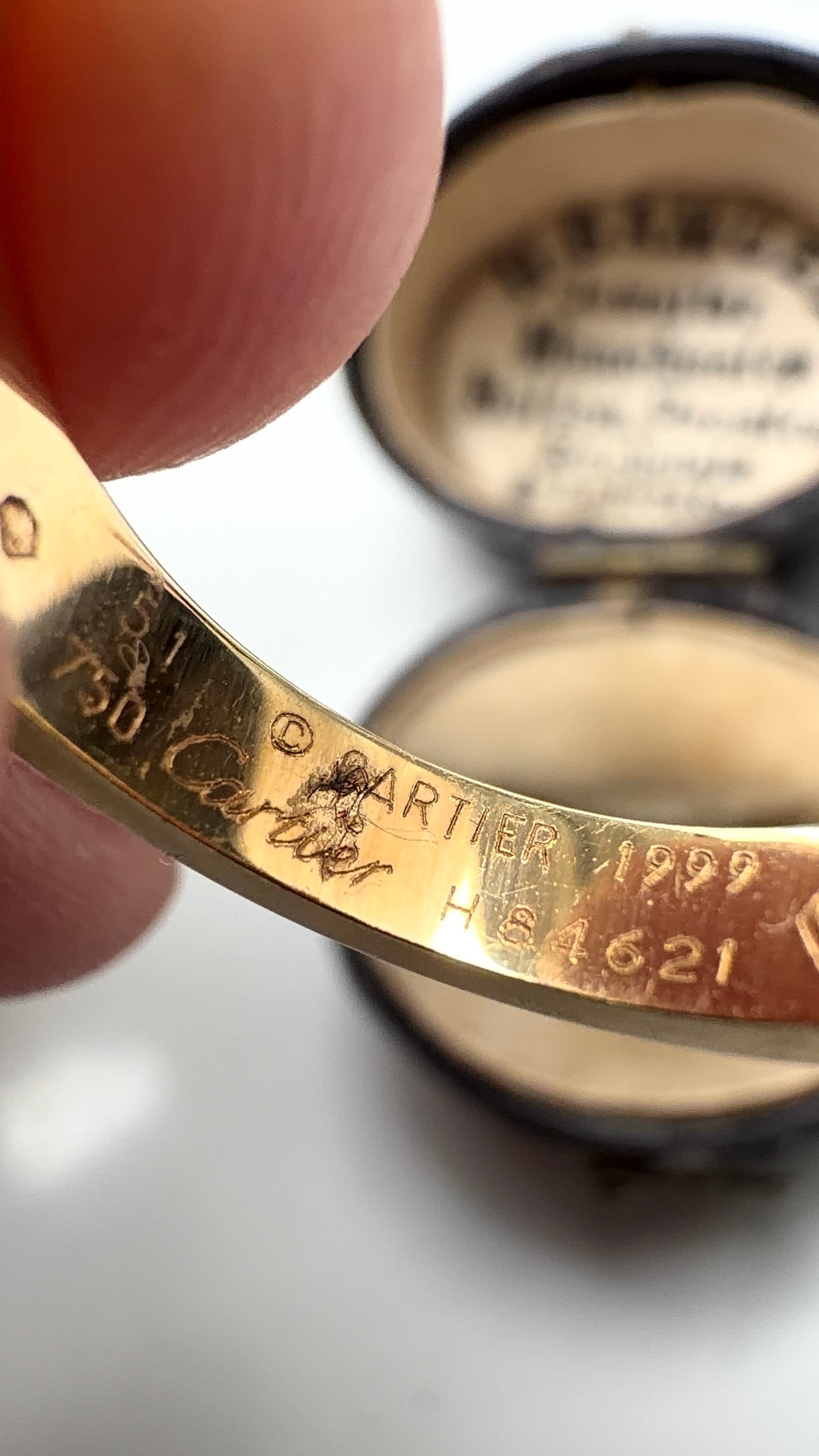 Cartier tank ring