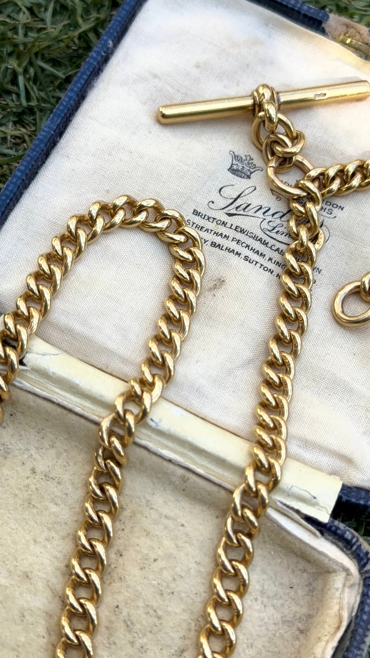 18ct Albert chain