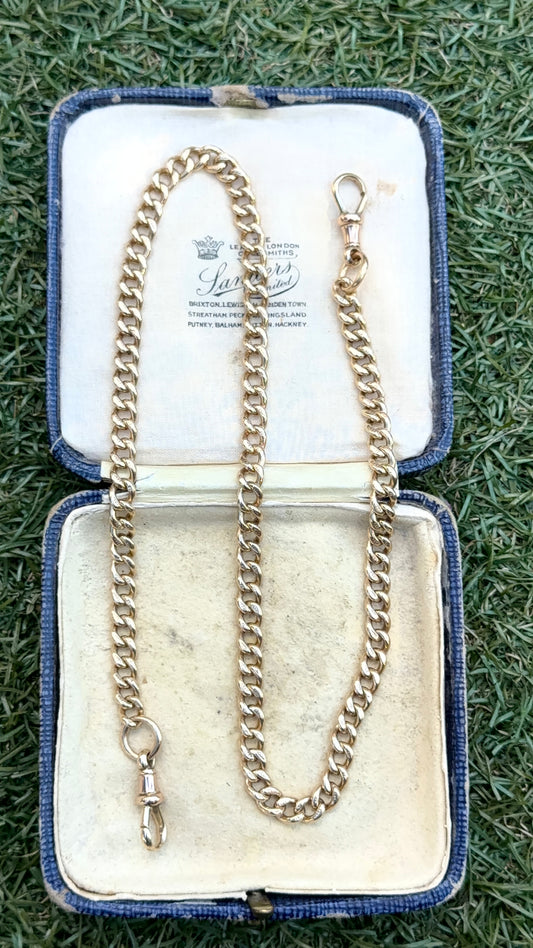 9ct yellow Albert chain