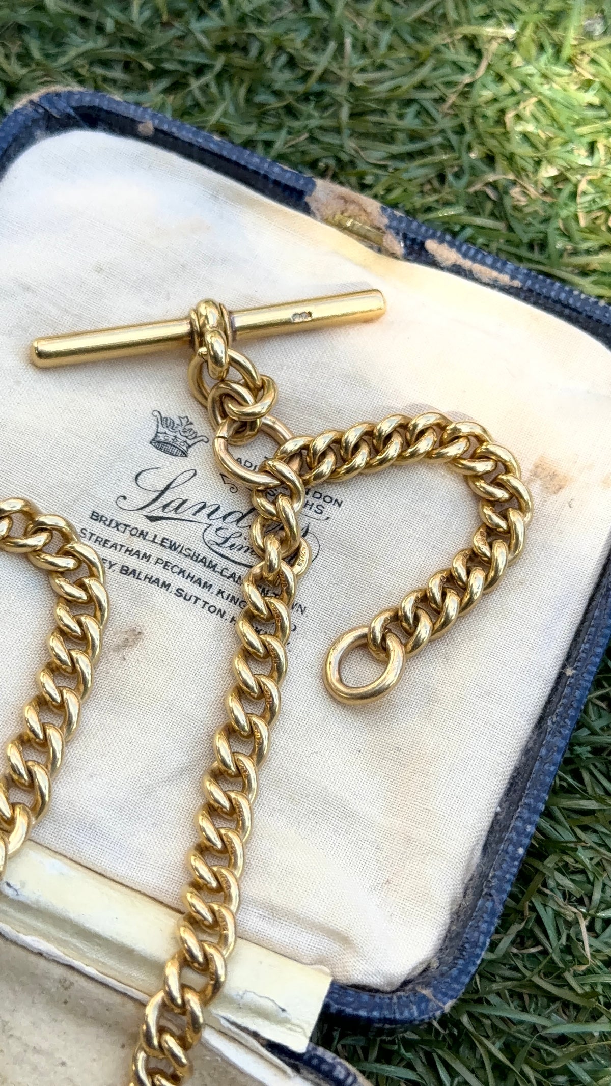 18ct Albert chain