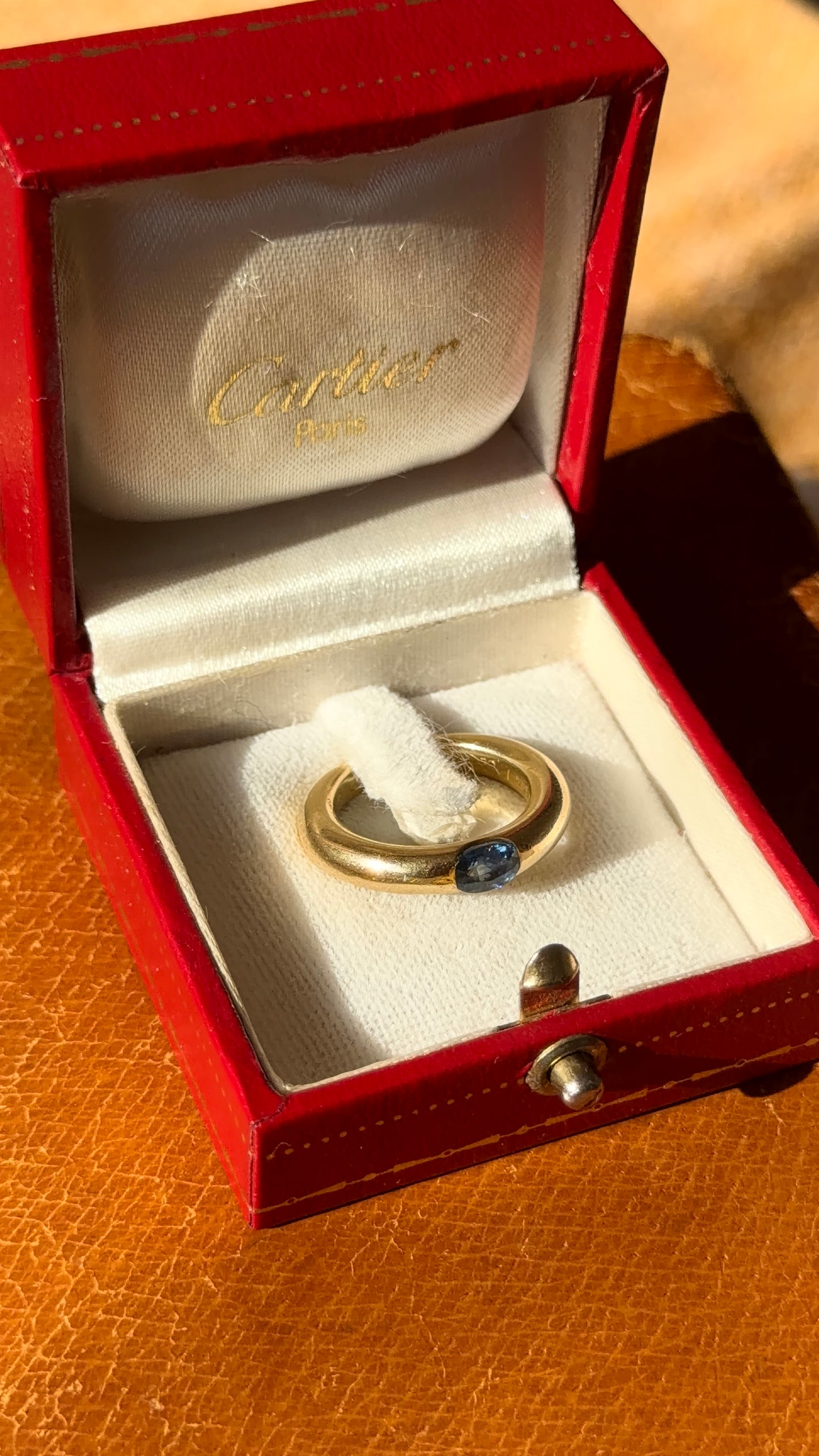 18ct sapphire Vintage Cartier donut