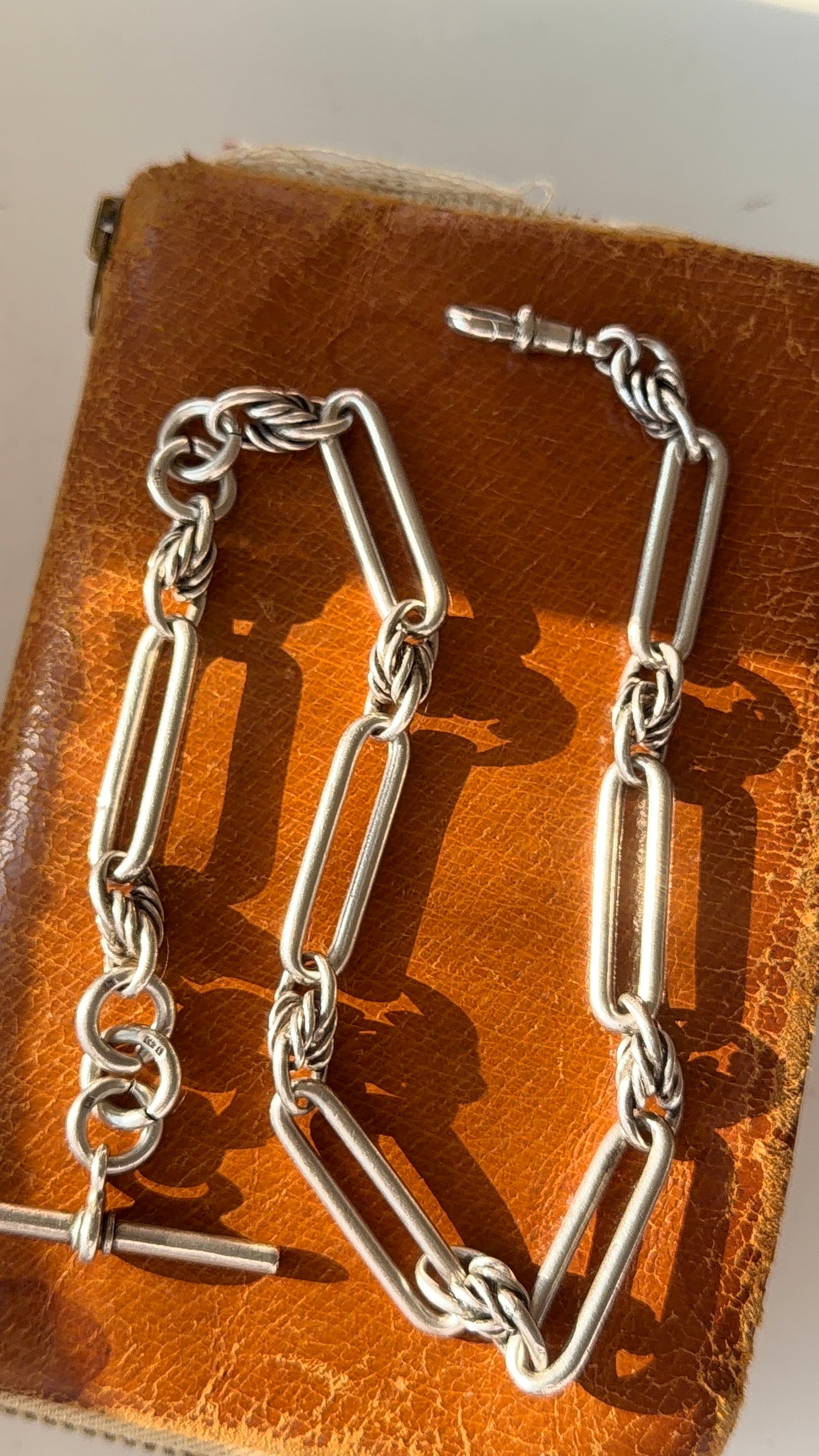 Antique Silver love knot trombone
