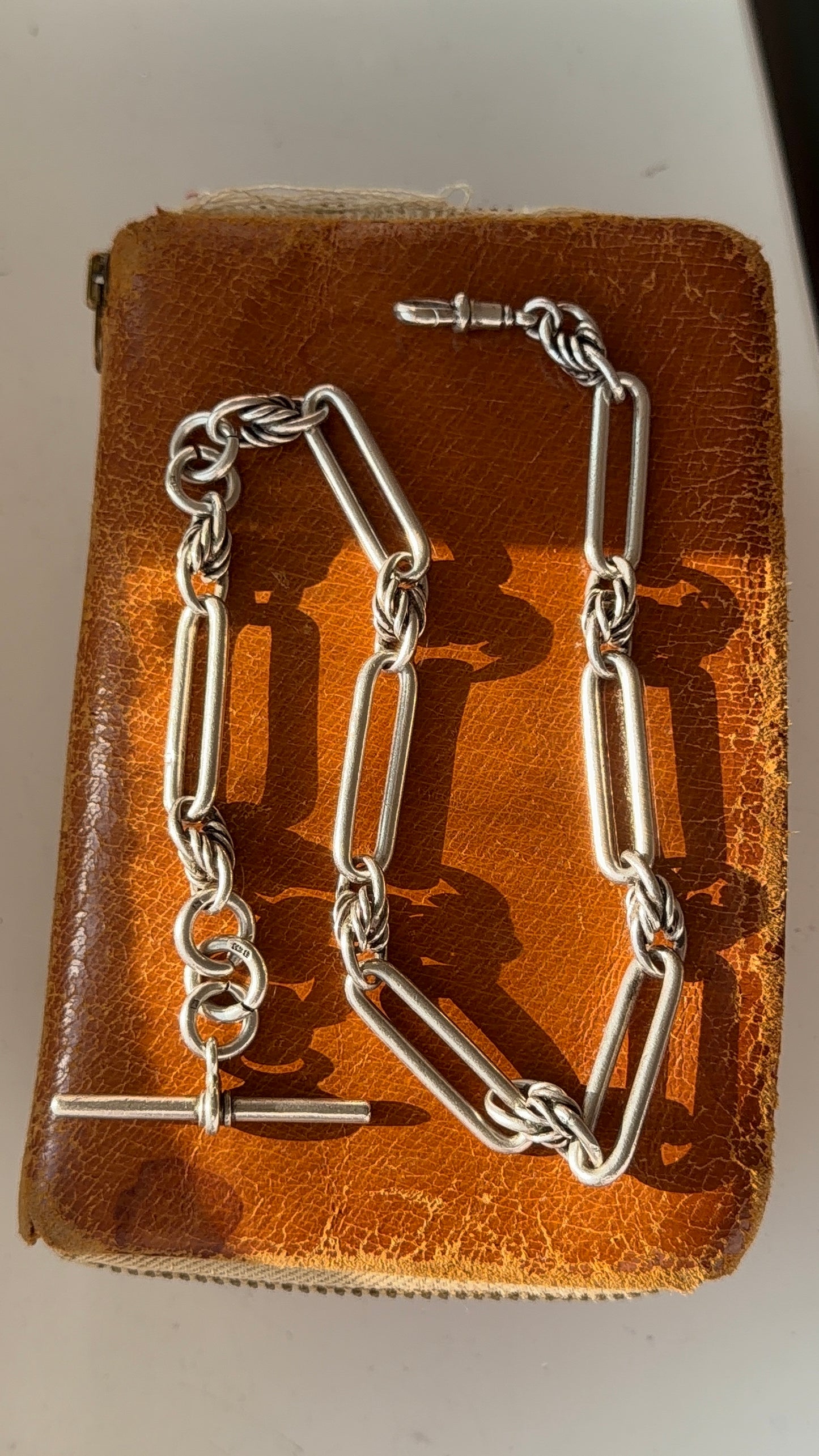 Antique Silver love knot trombone