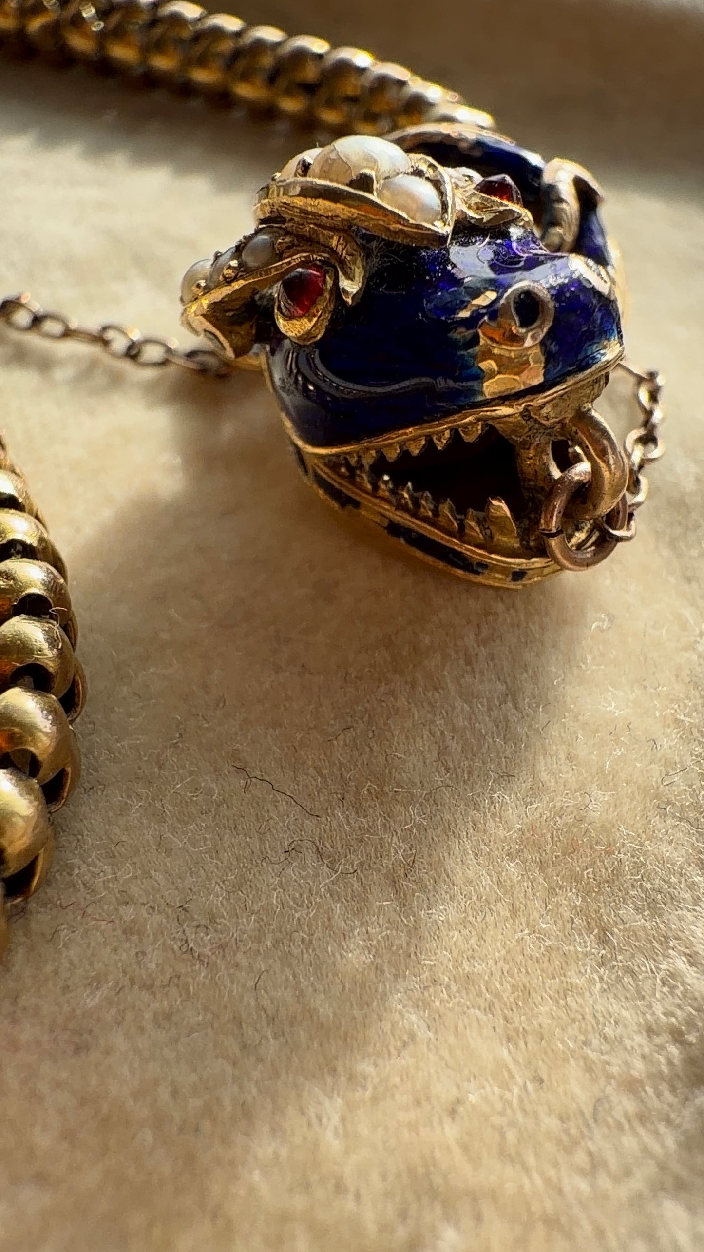 Antique high carat snake bracelet
