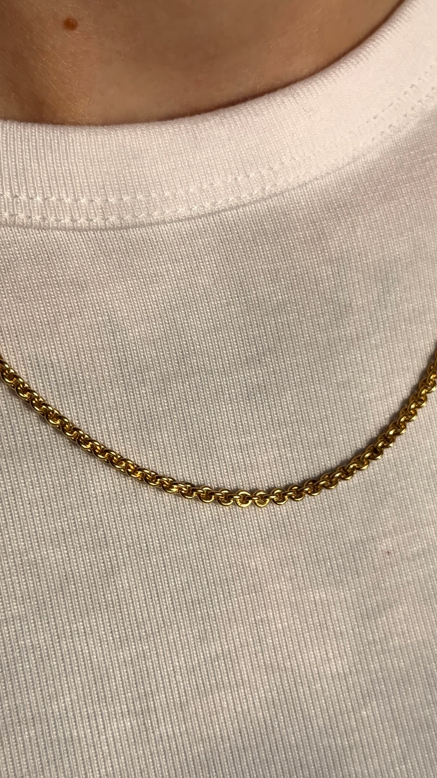15ct Half Cable chain